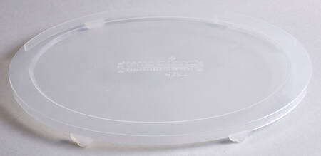 Old World Green Plastic Lid for 14" Oval Baker