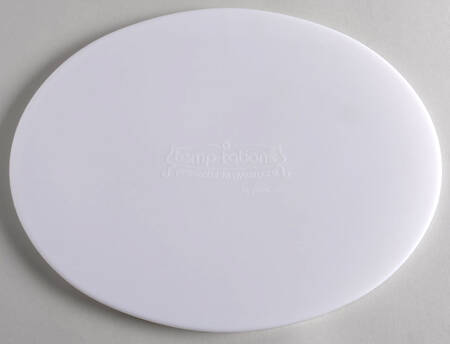 Old World Green Tabless Plastic Storage Cover for 11" Oval Baker
