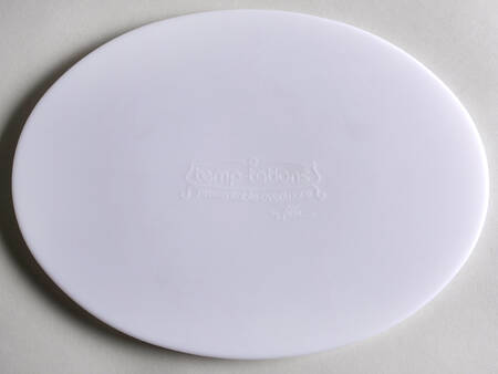 Old World Green Tabless Plastic Storage Cover for 10" Oval Baker