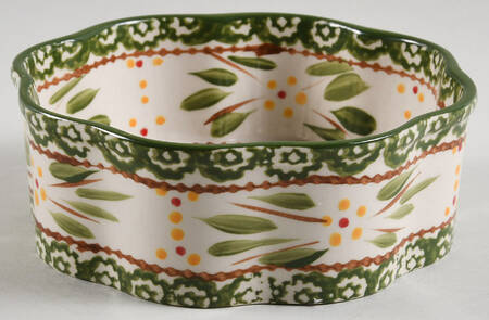 Old World Green 6" Fluted Cake Pan