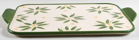 Old World Green Lid for Rectangular Baker