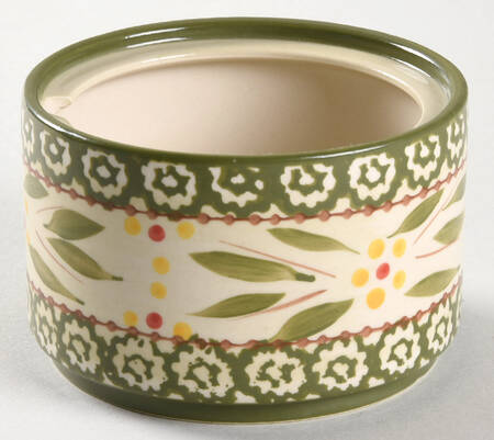 Old World Green Sugar Bowl No Lid