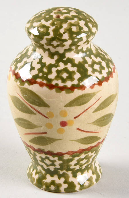 Old World Green Salt Shaker