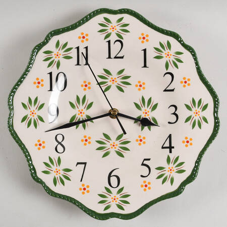 Old World Green Clock Plate