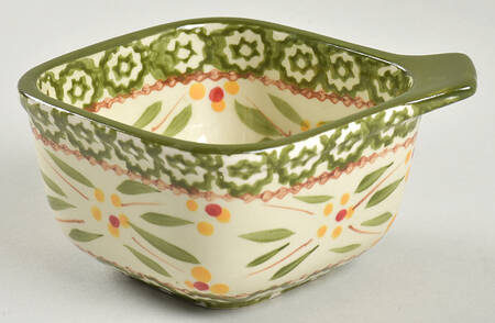 Old World Green Square Ramekin