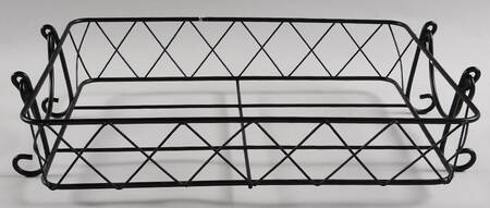 Old World Green Metal Stand for 13" Rectangular Baker