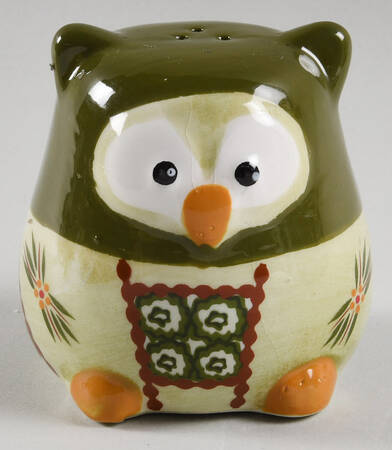 Old World Green Figural Salt Shaker