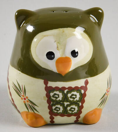 Old World Green Figural Pepper Shaker