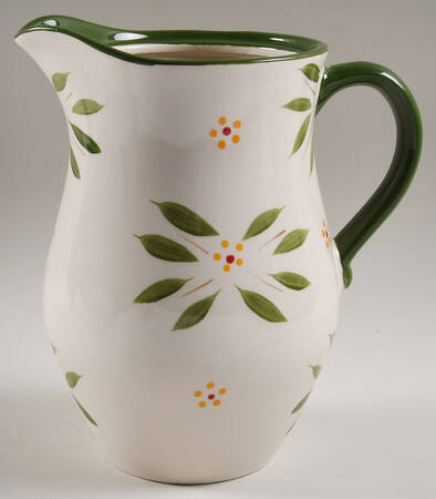 Old World Green Pitcher No Lid