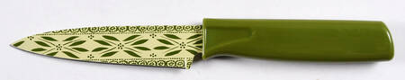 Old World Green Paring Knife with Stainless Blade by Temp-Tations
