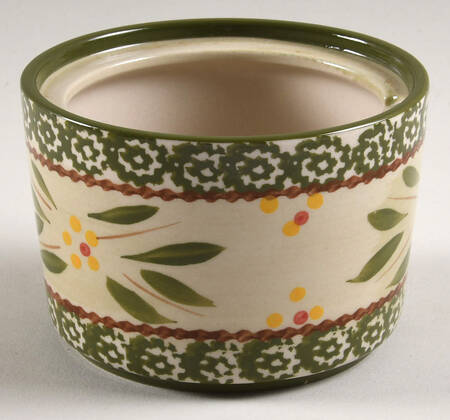 Old World Green Condiment Jar No Lid