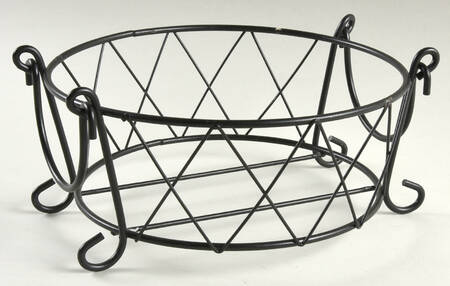 Old World Green Metal Stand for 1.5 Round Covered Baker