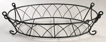 Old World Green Metal Stand for 12" Oval Baker