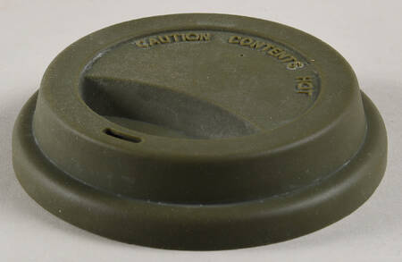 Old World Green Silicone/Plastic Lid for Travel Tumbler