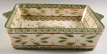 Old World Green 13' Square Baker