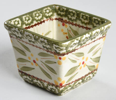 Old World Green Square Ramekin