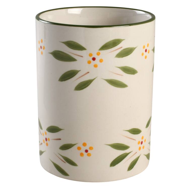 Old World Green Utensil Holder