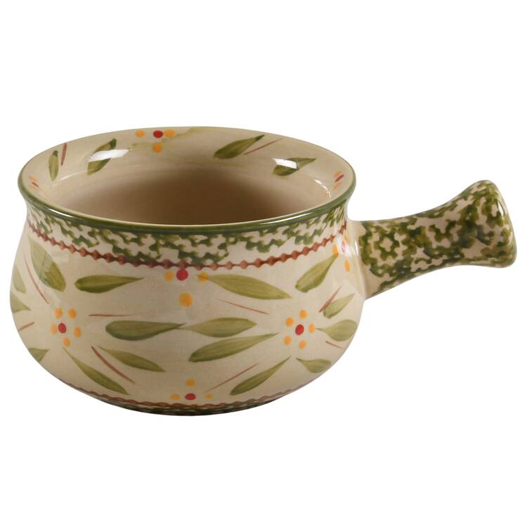 Old World Green Soup Mug