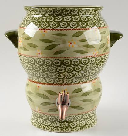 Old World Green Samovar No Lid