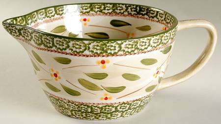 Old World Green Oversize Batter Bowl