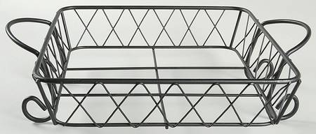 Old World Green Metal Stand for 9" Square Baker