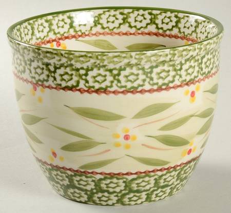 Old World Green 1 Qt  5" Round Bowl