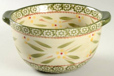 Old World Green 6" 1 Qt Round Bowl
