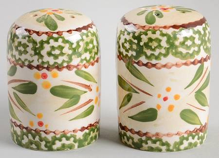 Old World Green Salt & Pepper Set