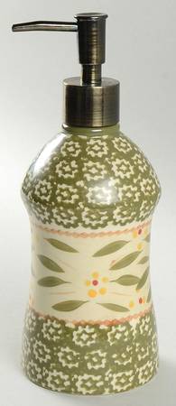 Old World Green Lotion Dispenser