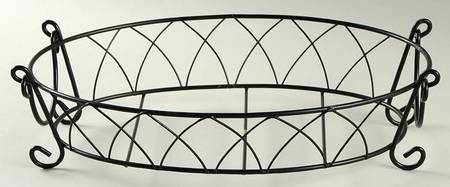 Old World Green Metal Stand for 13" Oval Baker
