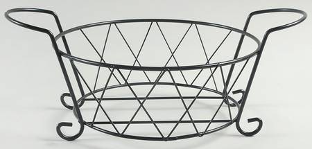 Old World Green Metal Stand for 3 Qt Round Casserole