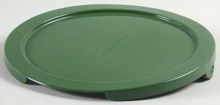 Old World Green Plastic Lid for 9" Mixing Bowl`