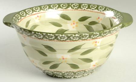 Old World Green 9" Mixing Bowl