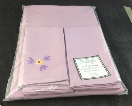 Old World Lilac Cloth Napkin