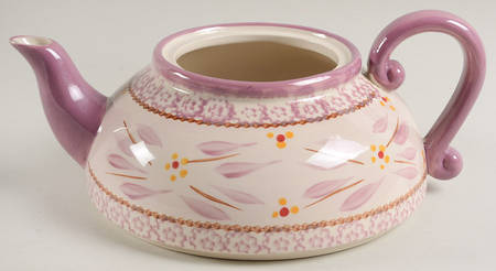 Old World Lilac Teapot No Lid