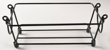 Old World Lilac Metal Stand for 10" Rectangular Baker