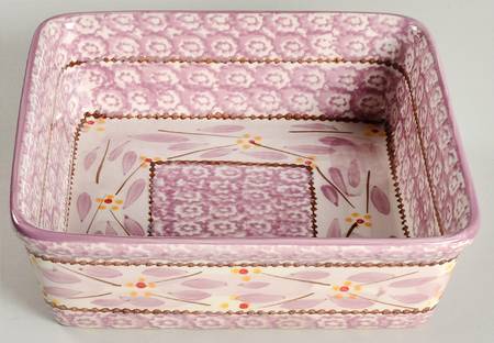 Old World Lilac 8" Square Baker