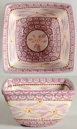 Old World Lilac 7" Square Mixing Bowl