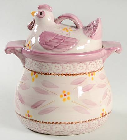 Old World Lilac Small Canister & Lid