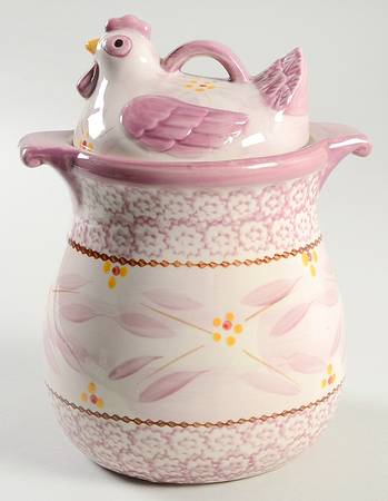 Old World Lilac Medium Canister & Lid