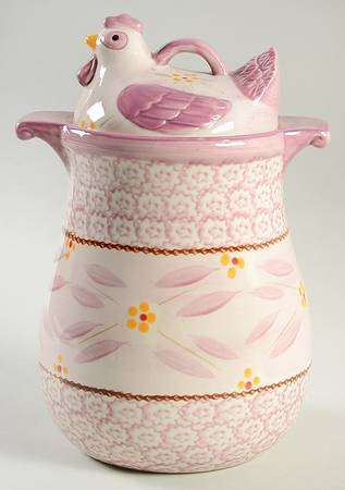 Old World Lilac Large Canister & Lid