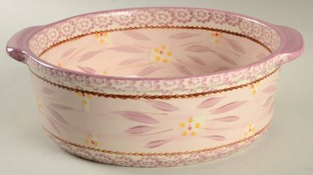 Old World Lilac 10" Round Handled Baker