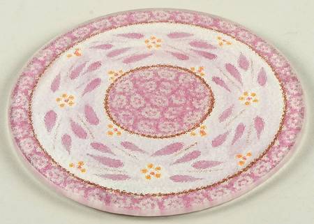 Old World Lilac Glass Trivet for 10" Round Baker