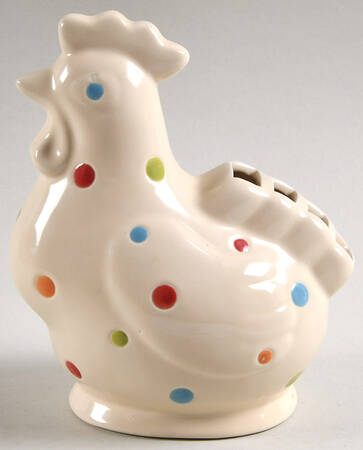 Polka Dot Cream Holder for Measuring Spoons