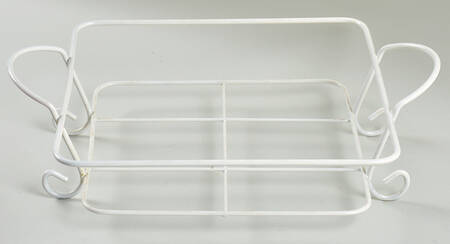 Polka Dot Red Metal Stand for 9" Square Baker by Temp-Tations