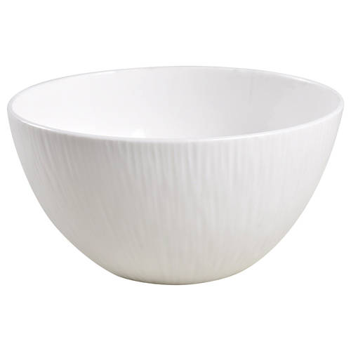 Emilia (All White, Ribbed) Soup/Cereal Bowl