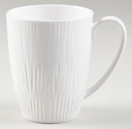 Emilia (All White, Ribbed) Mug