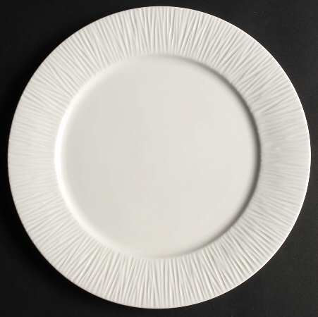 Emilia (All White, Ribbed) by Tabletops Unlimited