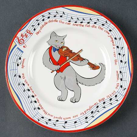 Hey Diddle Diddle Child's Plate