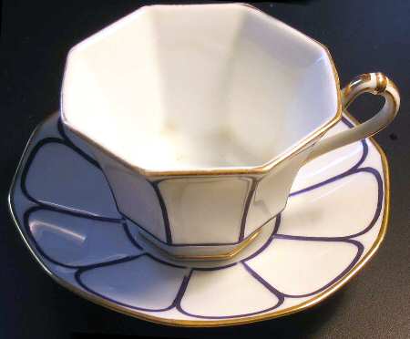 TIR698 Footed Cup & Saucer Set